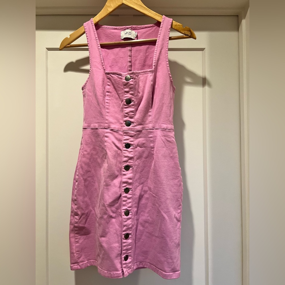 MP | D pink denim dress
